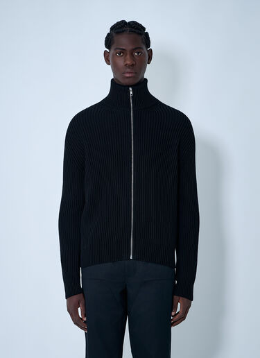 MM6 Maison Margiela Rib Knit Sweater Black mmm0161001