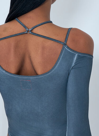 LN-CC® - Miss Sixty x KNWLS: T-Shirt Bodysuit - Blue Miss Sixty x KNWLS T-Shirt Bodysuit Blue msk0263017