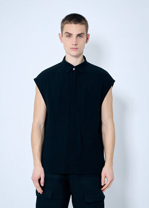 Rick Owens Jumbo Outershirt Black ric0159028