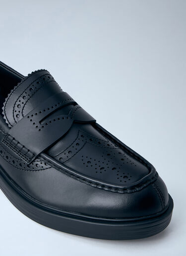 LN-CC® - CAMPER: Leather Brogue Loafers - Black CAMPER Leather Brogue Loafers Black cmp0164008