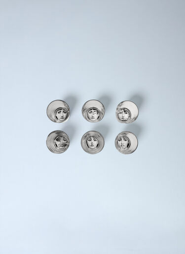 LN-CC® - Fornasetti: Set of Six Tema e Variazioni Glasses - Clear Fornasetti Set of Six Tema e Variazioni Glasses Clear wps0691873