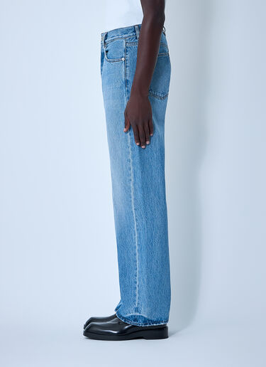 LN-CC® - Jacquemus: Le De-Nimes Droit Jeans - Blue Jacquemus Le De-Nimes Droit Jeans Blue jac0162014