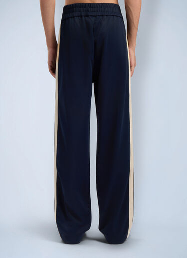 Palm Angels Classic Logo Zip-Up Track Pants Dark Blue pma0162097
