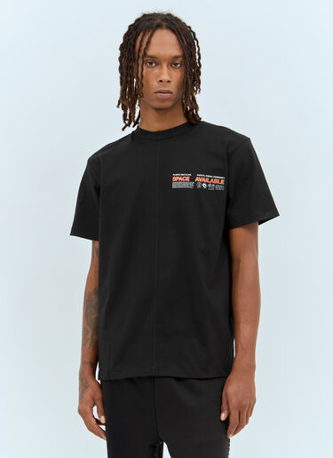 LN-CC® - Space Available: Radical Plastic T-Shirt - Black Space Available Radical Plastic T-Shirt Black spa0158001