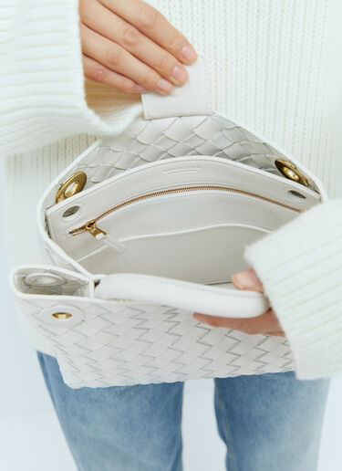Bottega Veneta Small Andiamo Handbag White bov0255073
