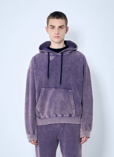 NÒMARYTHM TEXTILE 手染扭纹连帽运动衫 紫色 nma0158012
