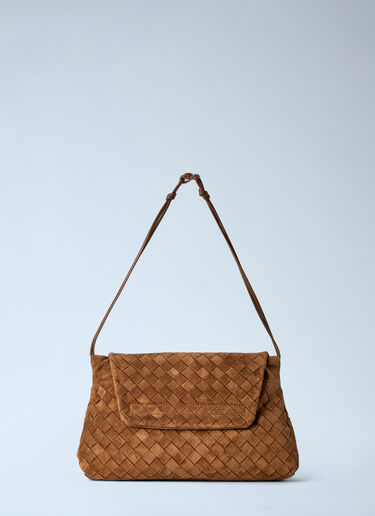 LN-CC® - Bottega Veneta: ジョルノ スエード ハンドバッグ - ブラウン Bottega Veneta ジョルノ スエード ハンドバッグ ブラウン bov0263031