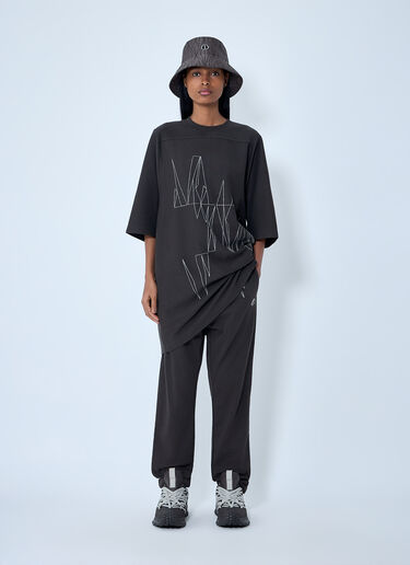 Moncler + Rick Owens Elasticated Waist Drawstring Pants Grey mcs0363020
