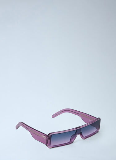 LN-CC® - Rick Owens: Gethshades Sunglasses - Violet Rick Owens Gethshades Sunglasses Violet ric0263074