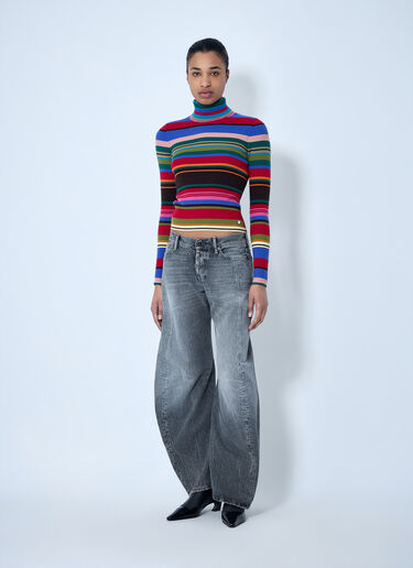 LN-CC® - Acne Studios: Striped Wool Turtleneck - Multicolor Acne Studios Striped Wool Turtleneck Multicolor acn0264028