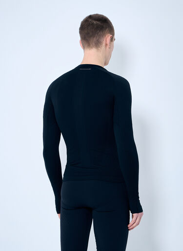 MM6 Maison Margiela x Salomon Textured Long-Sleeved Top Black mms0159007