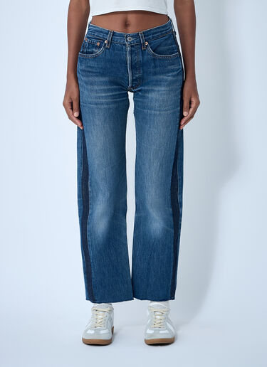 LN-CC® - Bonum: Contrast-Panel Jeans - Blue Bonum Contrast-Panel Jeans Blue bon0338033