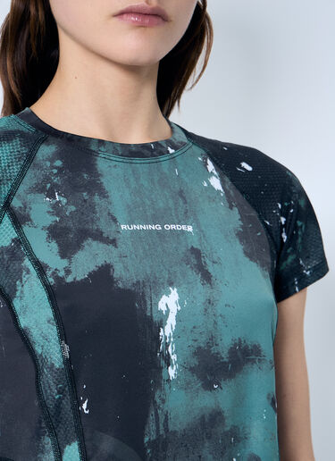 LN-CC® - RUNNING ORDER: 프린트 케이시 탑 - 그린 RUNNING ORDER 프린트 케이시 탑 그린 run0359003