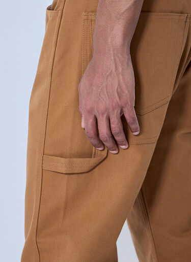 LN-CC® - Junya Watanabe: Straight-Leg Tailored Trousers - Brown Junya Watanabe Straight-Leg Tailored Trousers Brown jwn0164002