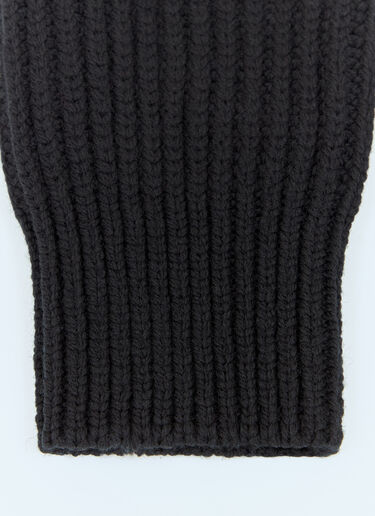 LN-CC® - Dries Van Noten: Wool Cuffs - Black Dries Van Noten Wool Cuffs Black dvn0158034