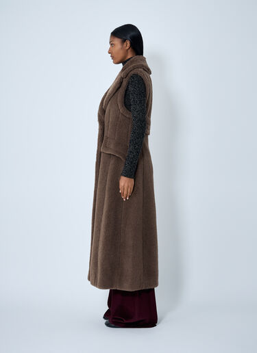 Max Mara ダブルブレストジレ ブラウン max0262064
