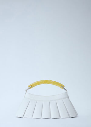 LN-CC® - Lacoste: Runway H Lenglen Leather Bag - White Lacoste Runway H Lenglen Leather Bag White lac0364003