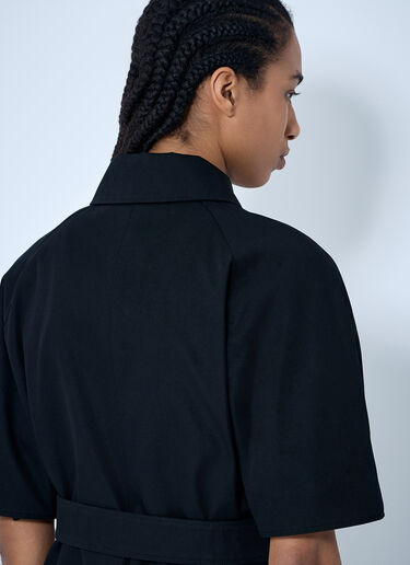 LN-CC® - Max Mara: Heavy-Duty Trench Coat - Black Max Mara Heavy-Duty Trench Coat Black max0260034