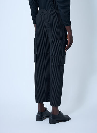 LN-CC® - Homme Plissé Issey Miyake: 멀티 포켓 플리츠 팬츠 - 그레이 Homme Plissé Issey Miyake 멀티 포켓 플리츠 팬츠 그레이 hmp0162008