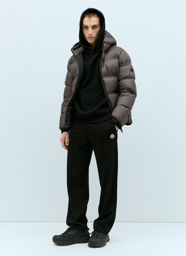 LN-CC® - Moncler: Wool Hooded Sweatshirt - Black Moncler Wool Hooded Sweatshirt Black mon0158031