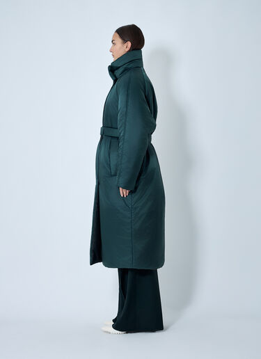 LN-CC® - Lacoste: Satin Padded Coat - Green Lacoste Satin Padded Coat Green lac0262001