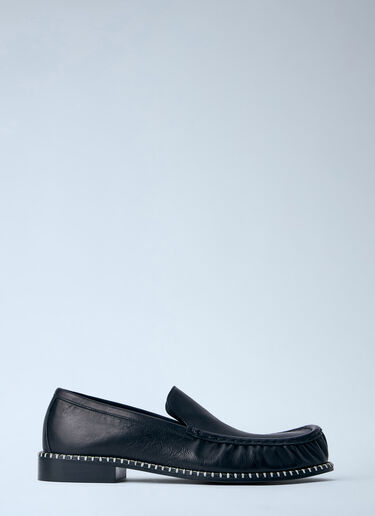 LN-CC® - Dries Van Noten: Leather Loafers - Black Dries Van Noten Leather Loafers Black dvn0163031