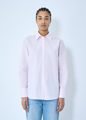 LN-CC® - TOTEME: Kimono-Sleeve Poplin Shirt - Pink TOTEME Kimono-Sleeve Poplin Shirt Pink tot0260028