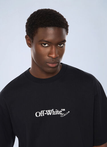 Off-White Scribble Arrow Skate Logo T-Shirt Black ofw0162009