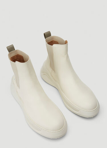 LN-CC® - OAMC: Free Solo Chelsea Boots - White OAMC Free Solo Chelsea Boots White oam0144023