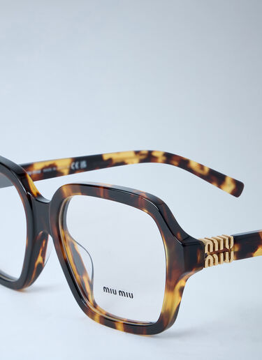 LN-CC® - Miu Miu: 03Y Optical Glasses - Brown Miu Miu 03Y Optical Glasses Brown lmu0364001