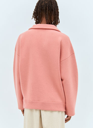 LN-CC® - Bottega Veneta: Compact Wool Sweater - Pink Bottega Veneta Compact Wool Sweater Pink bov0158004