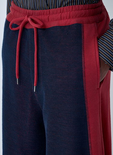 LN-CC® - Vivienne Westwood: Contrast Panel Joggers - Red Vivienne Westwood Contrast Panel Joggers Red vvw0164013