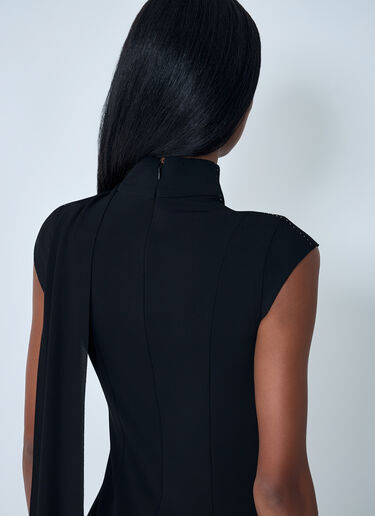 LN-CC® - Jean Paul Gaultier: Viscose Mini Dress - Black Jean Paul Gaultier Viscose Mini Dress Black jpg0262008