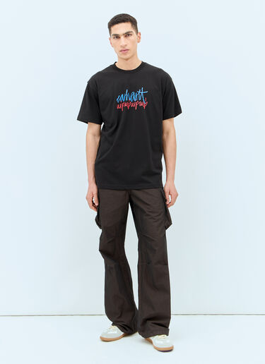 LN-CC® - Carhartt WIP: Stereo T-Shirt - Black Carhartt WIP Stereo T-Shirt Black wip0157015