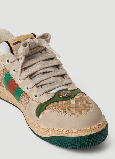 LN-CC® - Gucci: Screener Logo Sneakers - Beige Gucci Screener Logo Sneakers Beige guc0245091