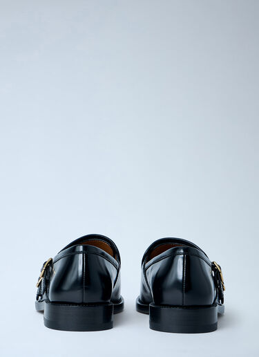LN-CC® - Marni: Double Monk Strap Loafers - Black Marni Double Monk Strap Loafers Black mni0263017