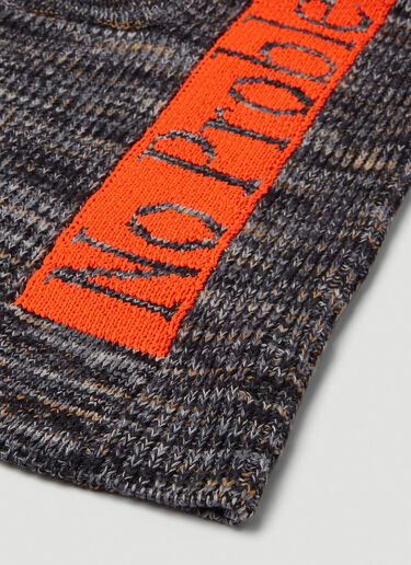 LN-CC® - Aries: Space Dye Problemo Balaclava - Black Aries Space Dye Problemo Balaclava Black ari0350003