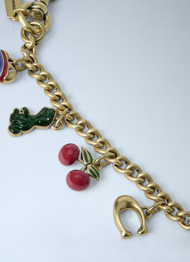 LN-CC® - Coach: Charm Keychain With Mixed Motifs - Gold Coach Charm Keychain With Mixed Motifs Gold coa0263028