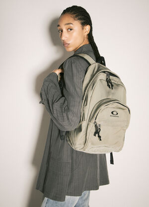 Balenciaga Distressed Backpack Green bal0258007