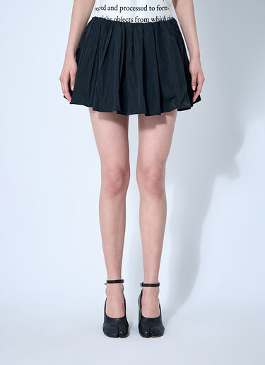 LN-CC® - JW Anderson: Gathered Skort - Black JW Anderson Gathered Skort Black jwa0260003