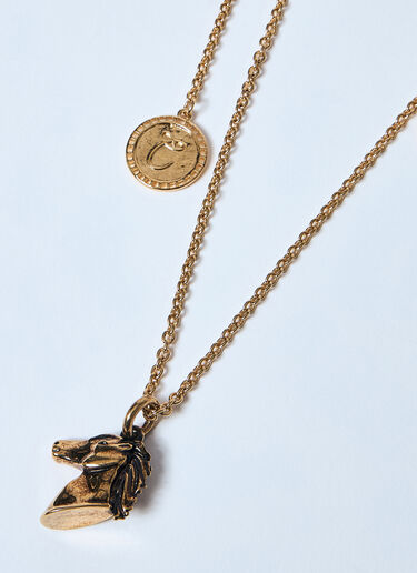 LN-CC® - Chloé: Charms Necklace - Gold Chloé Charms Necklace Gold chl0259052