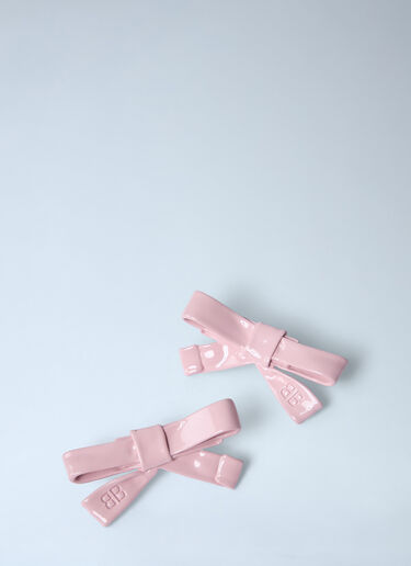 Balenciaga リボン イヤリング  ピンク bal0261051