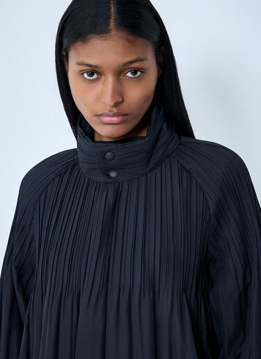 Pleats Please Issey Miyake プリーツハイネックコート ブラック plp0263001