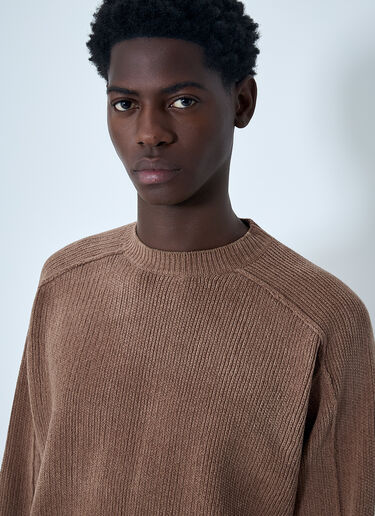 LN-CC® - Stüssy: Exposed Seam Sweater - Brown Stüssy Exposed Seam Sweater Brown sts0162008