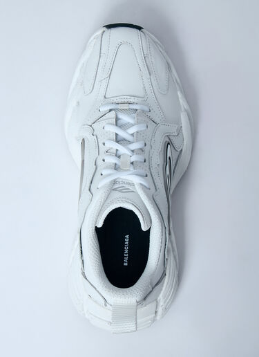 LN-CC® - Balenciaga: Monday Sneakers - White Balenciaga Monday Sneakers White bal0260004