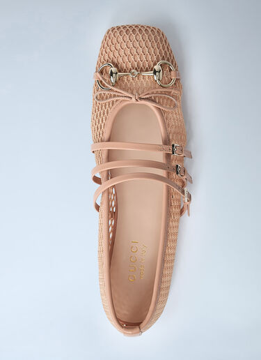 Gucci ホースビット バレリーナフラット  ピンク guc0261057