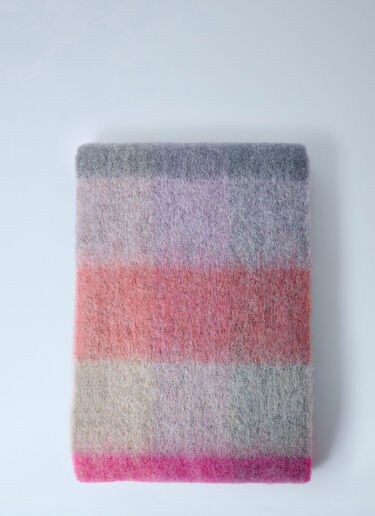 LN-CC® - Acne Studios: Logo Patch Check Scarf - Multicolour Acne Studios Logo Patch Check Scarf Multicolour acn0262018