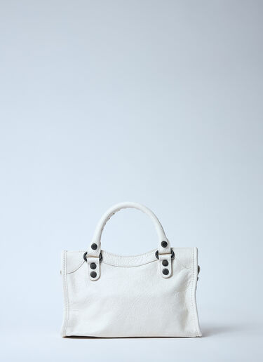 LN-CC® - Balenciaga: Mini Le City Handbag - White Balenciaga Mini Le City Handbag White bal0259033