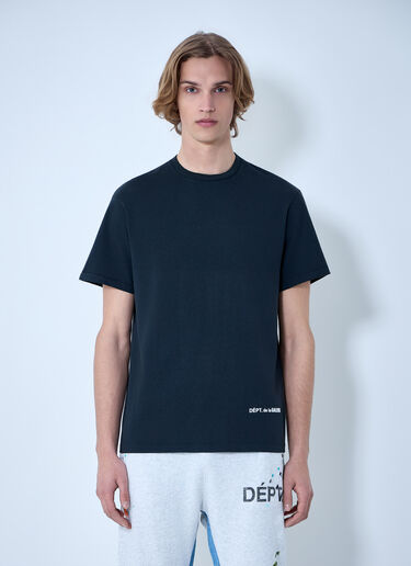 LN-CC® - Gallery Dept.: French Micro Logo T-Shirt - Navy Gallery Dept. French Micro Logo T-Shirt Navy gdp0163005