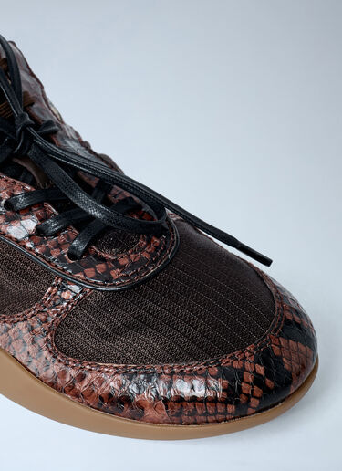 LN-CC® - Miu Miu: Gymnasium 运动鞋 - 棕色 Miu Miu Gymnasium 运动鞋 棕色 miu0262014